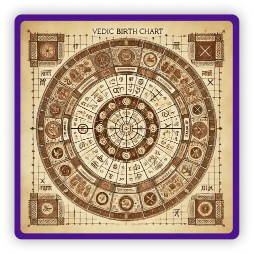 AstroVedic Reading is a personalized astrological analysis based on the ancient Indian system of Vedic astrology
